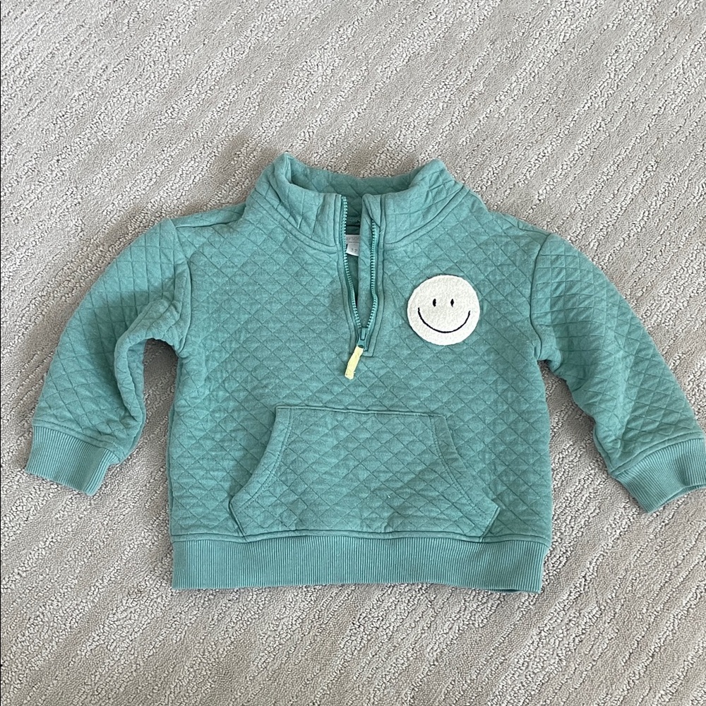 Grayson Mini 3T quarter zip pull over sweatshirt